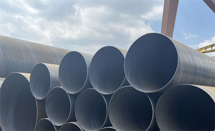 1300mm螺旋焊管，鋼材場(chǎng)2320mm螺旋焊管，火電廠循環(huán)水鋼管，供水防腐螺旋管